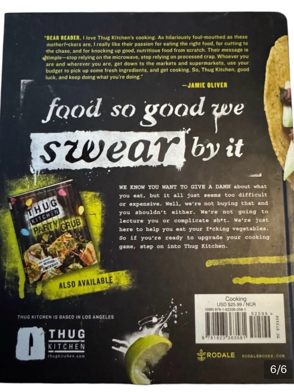 Thug Kitchen Eat Like You Give a F*ck Hardcover Vegan Cookbook Recipes
